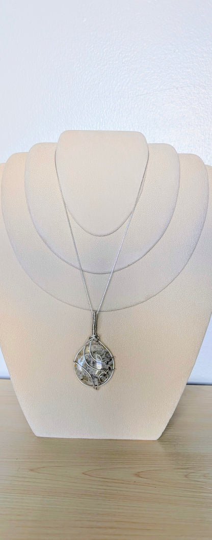 Moss Agate Cabochon *Sterling Silver*