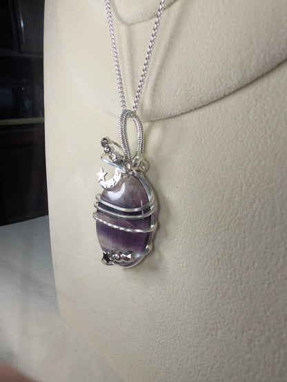Fluorite Shooting Star Cabochon *Sterling Silver*