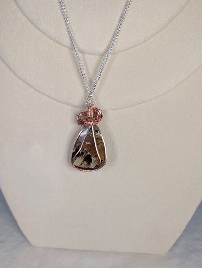 Amber Cabochon *Unplated Copper*