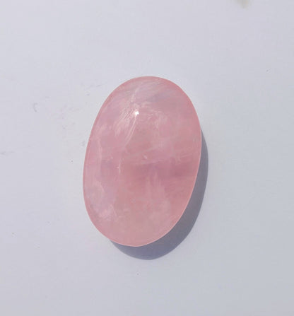 Rose Quartz Palm Stone