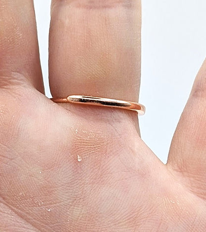 Ring Rose Quartz Rose Gold Color Plated Adjustable