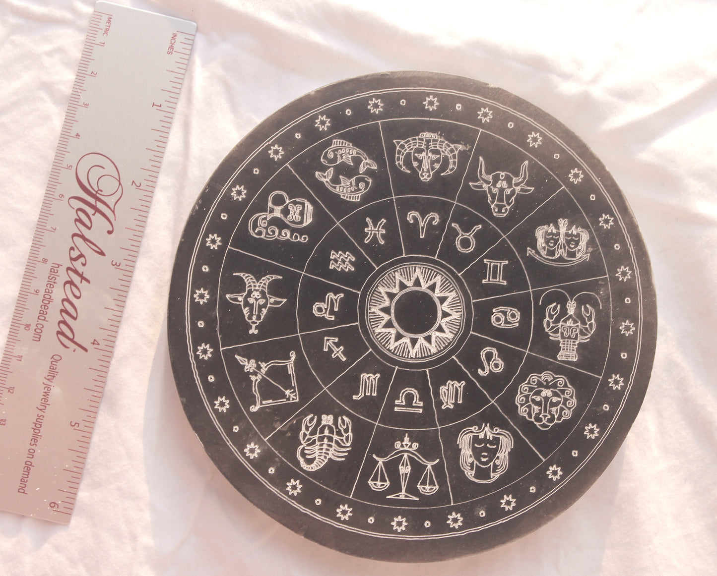 Selenite Plate: Astrology