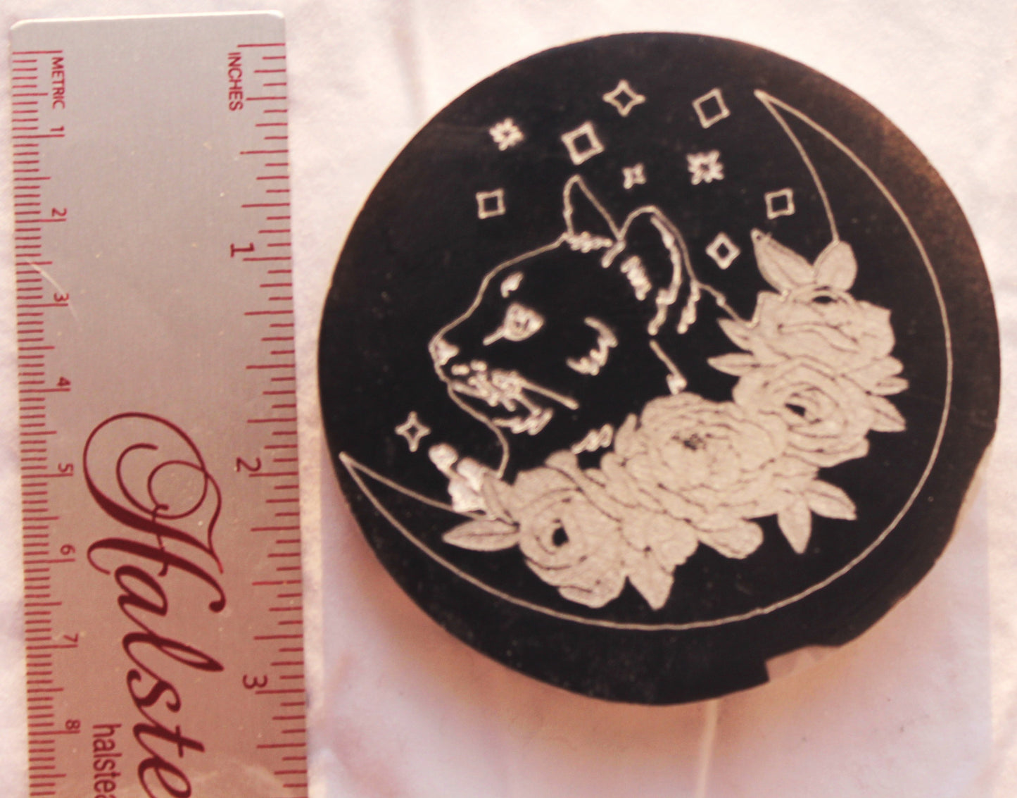 Selenite Plate: Cat