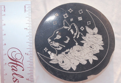 Selenite Plate: Cat
