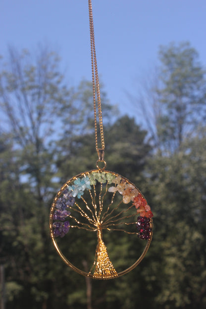 Tree of Life Chakra Pendant