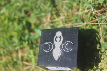Taper Candle Holder- Triple Moon Goddess