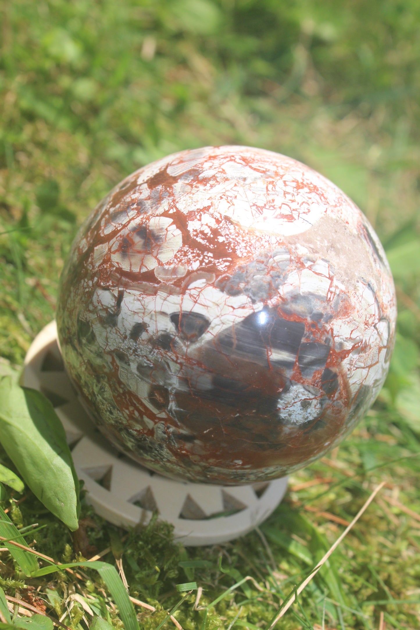 Money Agate Sphere