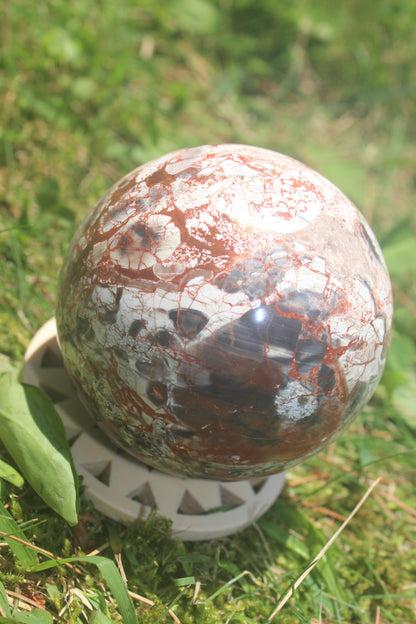 Money Agate Sphere