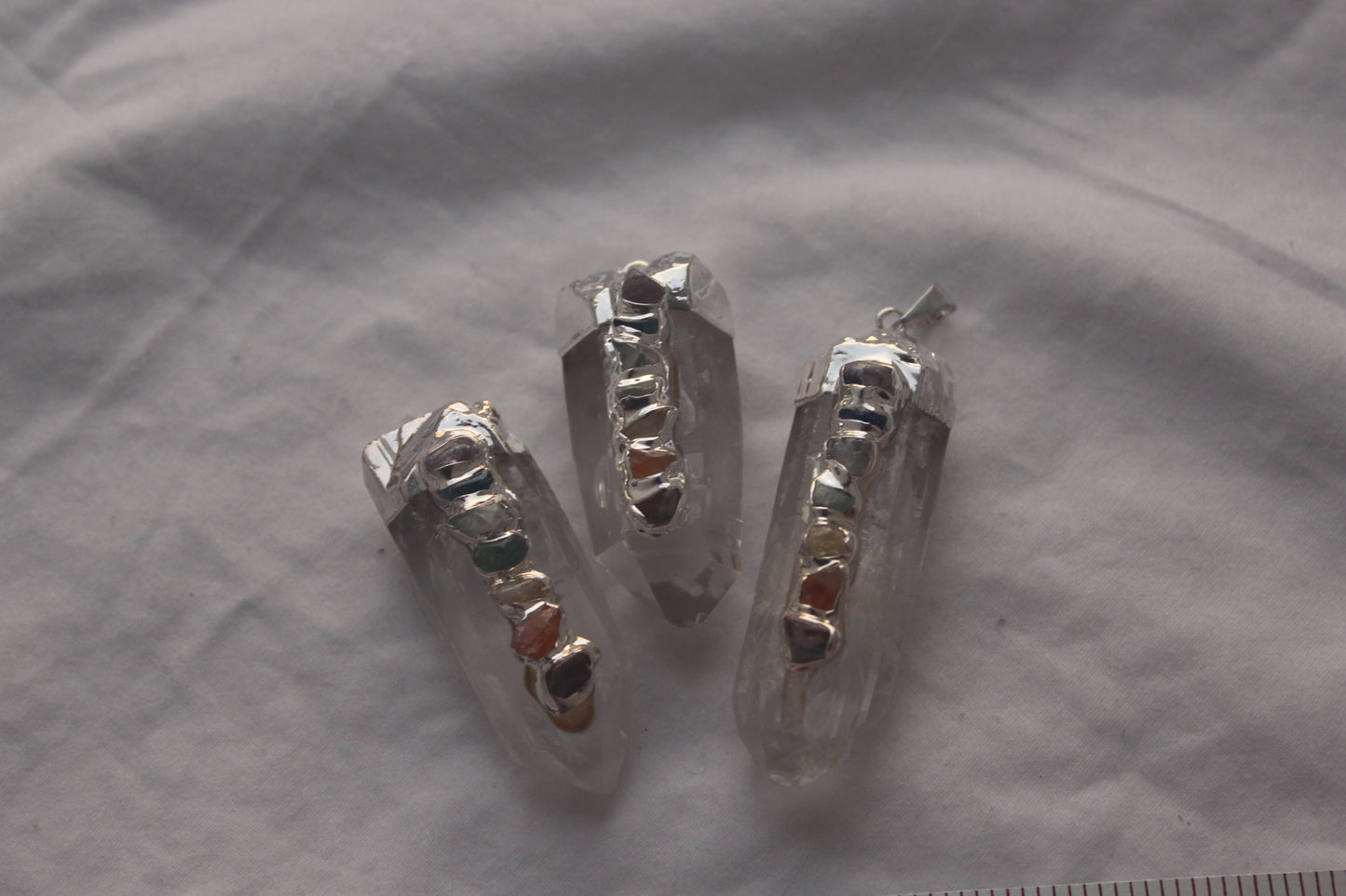 Chakra Quartz Pendant