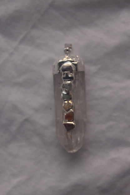 Chakra Quartz Pendant