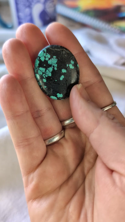 Hubei Turquoise Cabochon Creation