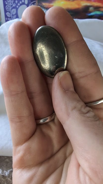 Gold Sheen Obsidian Cabochon Creation