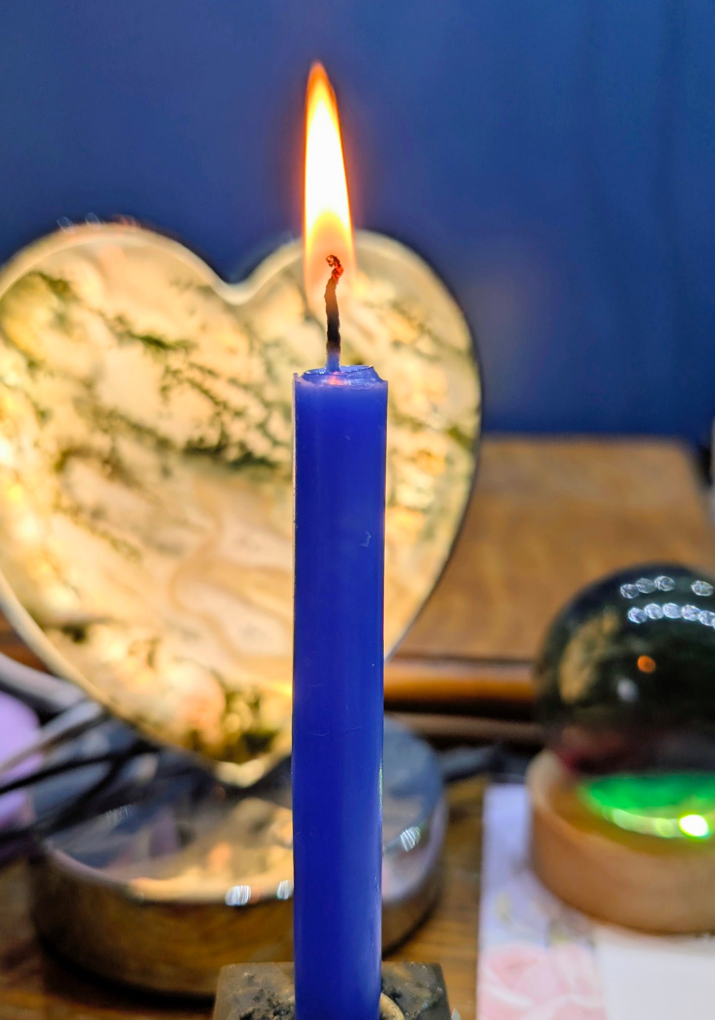 Color Spell Taper Candles – Ritual & Intention Candles for Spellwork, Altars, and Meditation