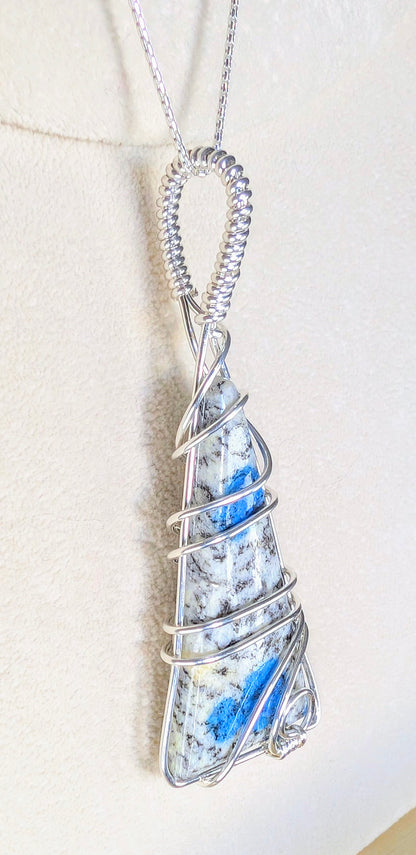 K2 "Blueberry" Jasper *Sterling Silver* Necklace