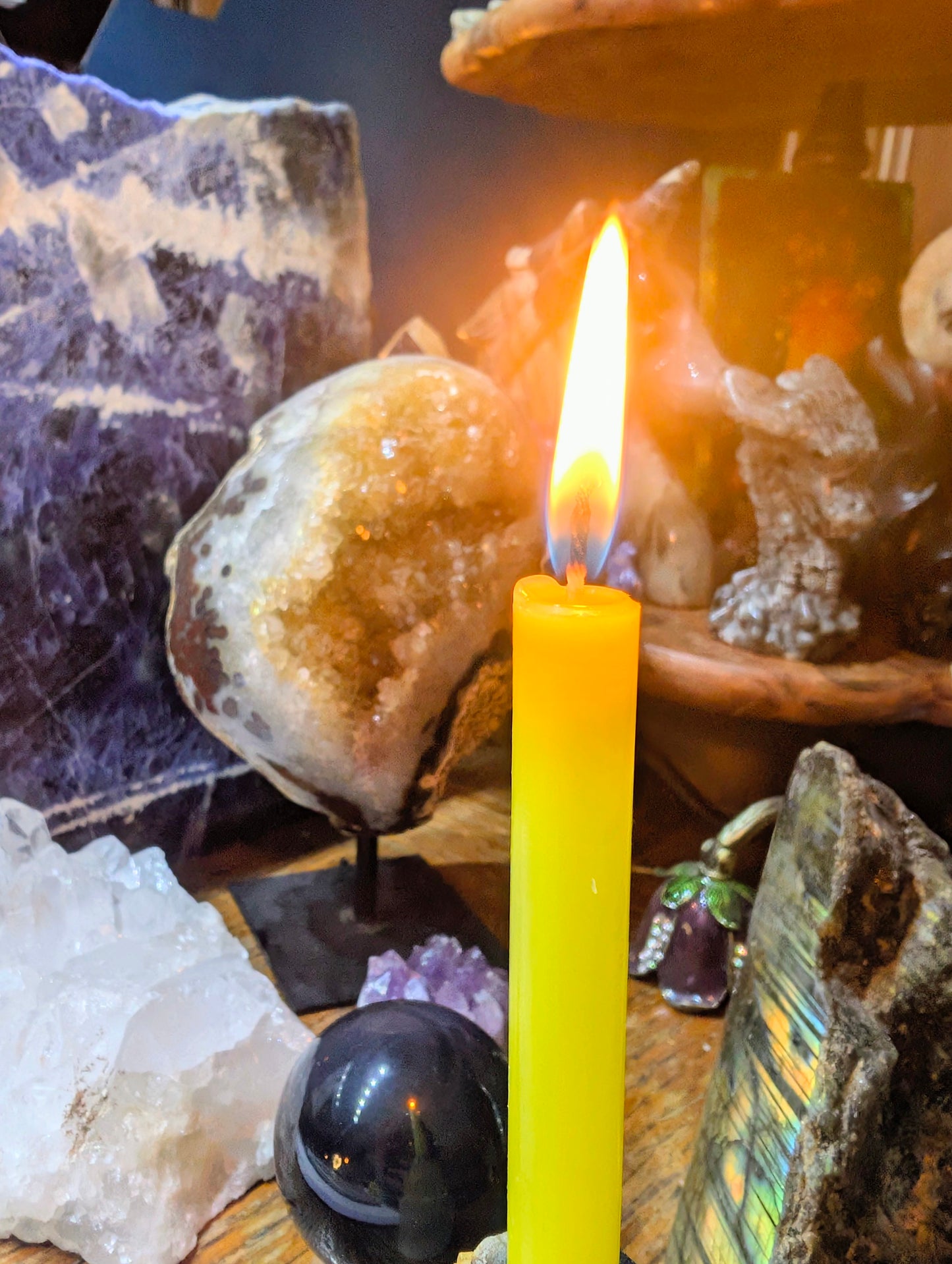Color Spell Taper Candles – Ritual & Intention Candles for Spellwork, Altars, and Meditation