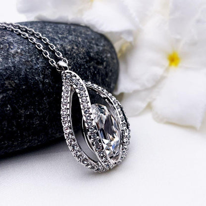 TRYNDI™ To My Amazing Soulmate Birdcage Necklace With Authentic Swarovski Crystals